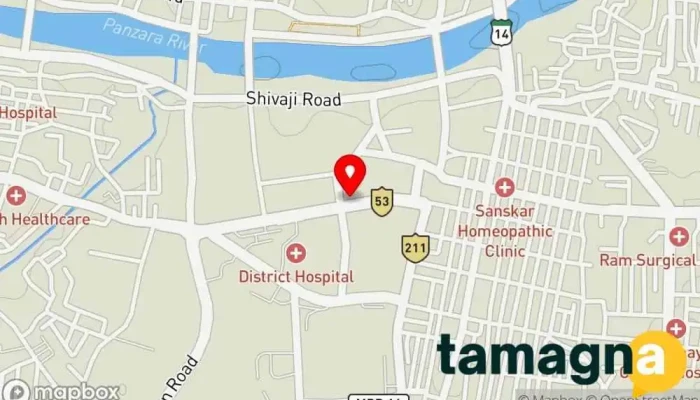 map of Achiever Systems Computer store, Closed circuit television, Computer accessories store, Printer repair service in Dhule