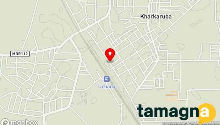 map of Aggarwal Electrical Store Electronics store in Uchana