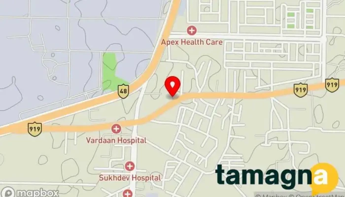 map of AJ Computer And CCTV Camera Services Computer repair service in Dharuhera
