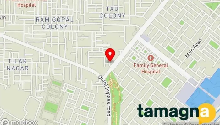 map of Ajay Computer Copying supply store in Rohtak