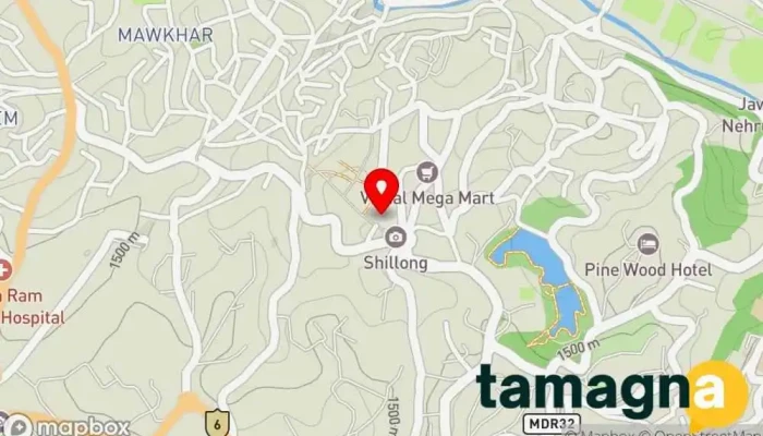 map of Aksh Infosys Computer repair service, Computer store in Shillong