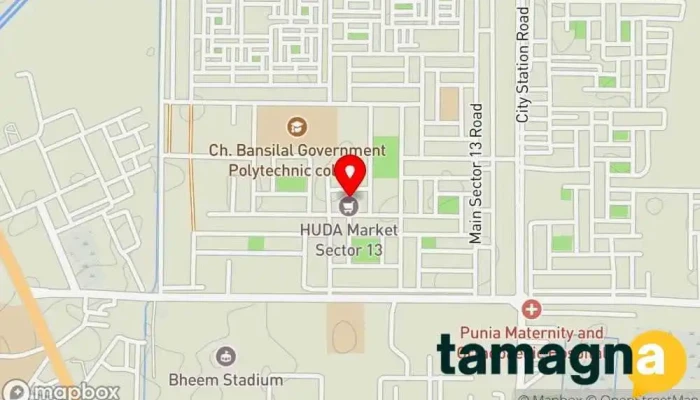 map of Akshit Computers /Stationery /Electronics /Mobile & DTH Recharge/ Sanitary(water fittings)/ Hardware Store, Cell phone accessory store, Electronics store, Pen store, Printer ink refill store in Bhiwani