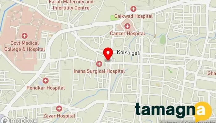 map of AMBER-TECH COMPUTERS Computer repair service, Computer store, Security system supplier in Chhatrapati Sambhajinagar