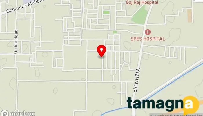 map of Ayuka Developers (OPC) Pvt. Ltd. Software company in Gohana