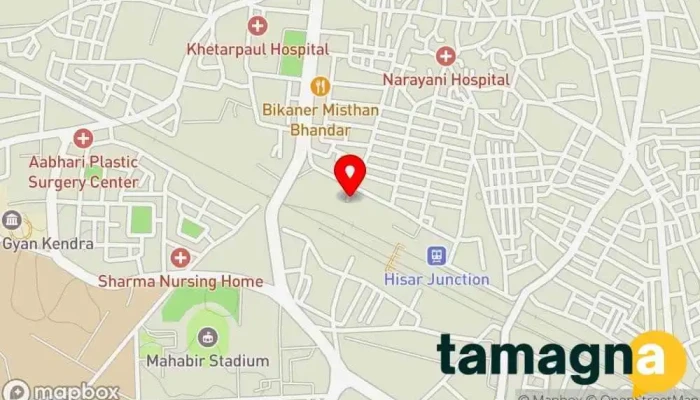 map of Bala Ji Infotech __cctv camera Computer store, Camera store, Computer accessories store, Repair service in Hisar