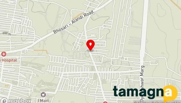 map of Balaji Computers Computer repair service, Computer service, Internet cafe in Pimpri-Chinchwad