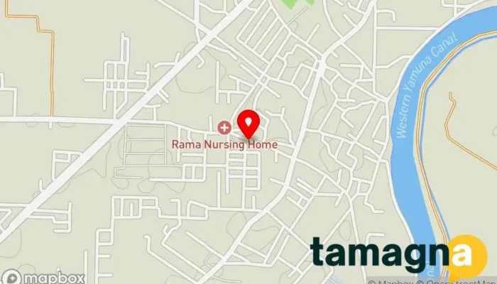 map of Bharat Computers & Sports Material Sportswear store in Radaur