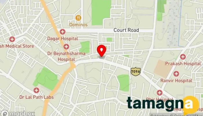 map of Bharti Systems Computer store in Bhiwani