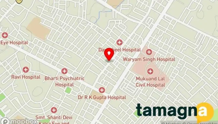 map of BRIGHT COMPUTERS Digital printing service, Print shop in Jagadhri