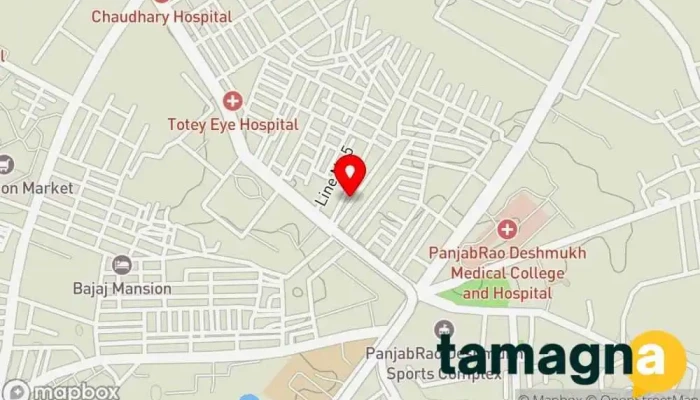 map of BulletSoftwares Computer repair service, Computer store, Printer repair service in Amravati