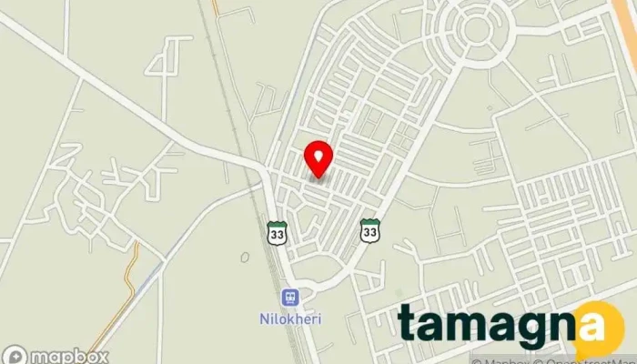 map of Chahat Mobile & Electronics karsa Road Nilokheri Electronics store in Nilokheri