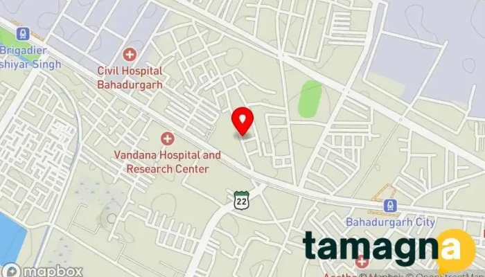 map of Chauhan Computer Computer repair service, Computer software store, Computer store in Bahadurgarh