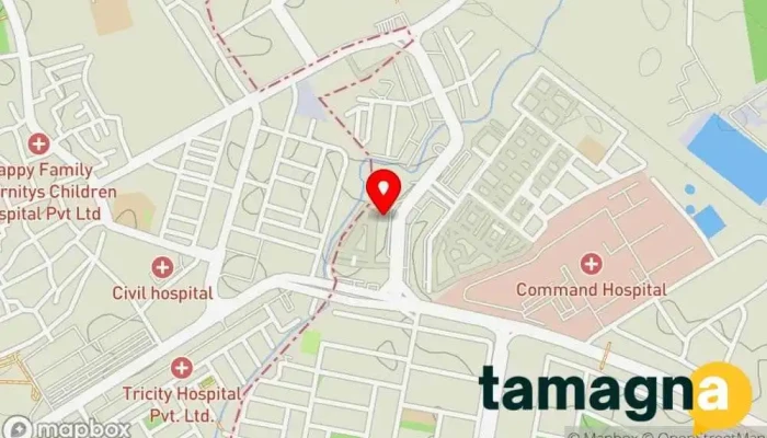 map of Chawla Digital Systems Pvt Ltd Computer hardware manufacturer, Camera store, Commercial printer, Computer networking service, Digital printer, Television station in Panchkula