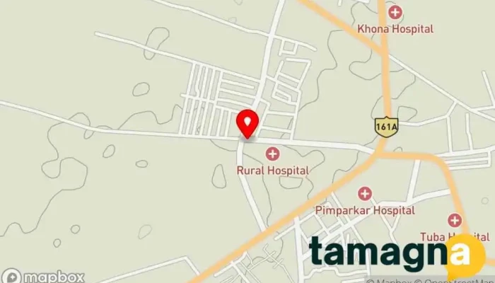 map of Chhatrapati Computer Mangrulpir Stationery store in Mahatma Fule Chowk