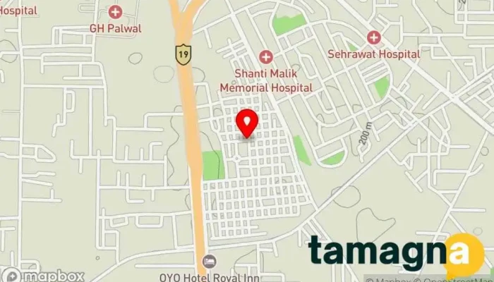 map of Chirag Computer Solutions Computer service, Home theater store in Palwal