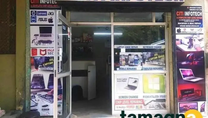 Citi Infotech Chip Level Laptopmacbookimac Iphone Repairlaptop Rentalsused Laptopdellacermsi Laptop Accessories Exterior - Gurugram