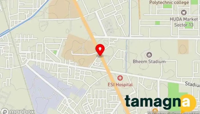 map of City Computer centre Electronics store in Bhiwani