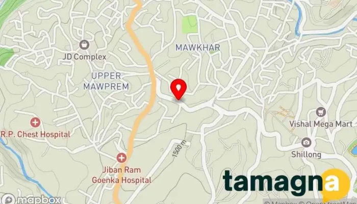 map of Codigion Software company in Shillong