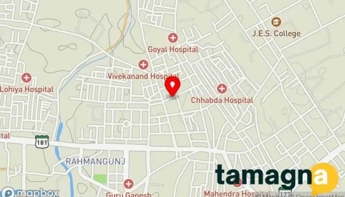 map of Computer World Jalna Computer service in NATH BABA MANDIR MARG
