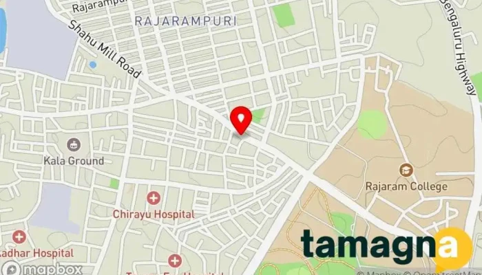 map of COMPUTER WORLD Computer store in Rajarampuri 14th Lane Police Station Riksha Stop