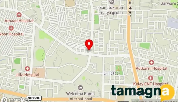 map of Core IT Solutions Computer store, Closed circuit television, Computer repair service, Computer service, Computer software store, Computer wholesaler, Custom label printer, Printer repair service in Chhatrapati Sambhajinagar