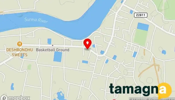 map of Creative Computer Technology Computer service, Electronics store in Sunamganj