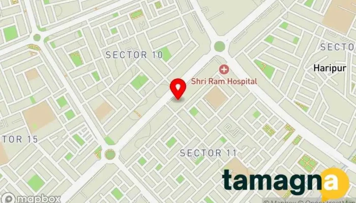 map of Croma - Sector 11 Electronics store, Appliance store, Computer accessories store, Refrigerator store in Panchkula