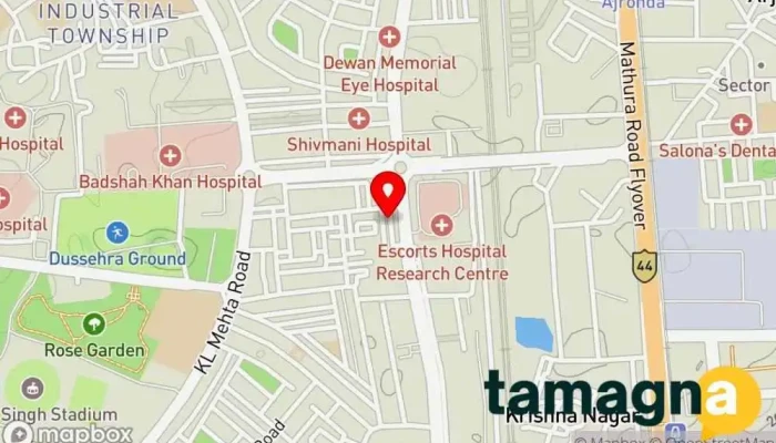 map of Dell Exclusive Store - Computer Solutions, Faridabad Computer store, Computer accessories store in Faridabad