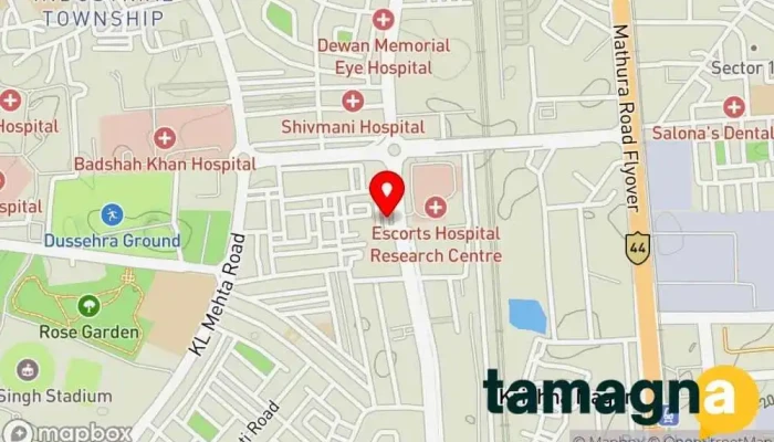 map of Dell Exclusive Store - Royal Computers, Faridabad Computer store, Computer accessories store in Faridabad