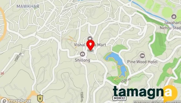 map of Digital Dimension Service center Computer service in Shillong