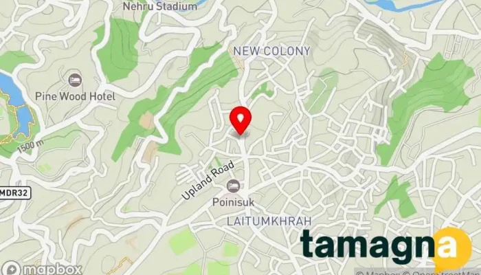 map of Digital Hardware (Service Centre) Computer repair service in Shillong