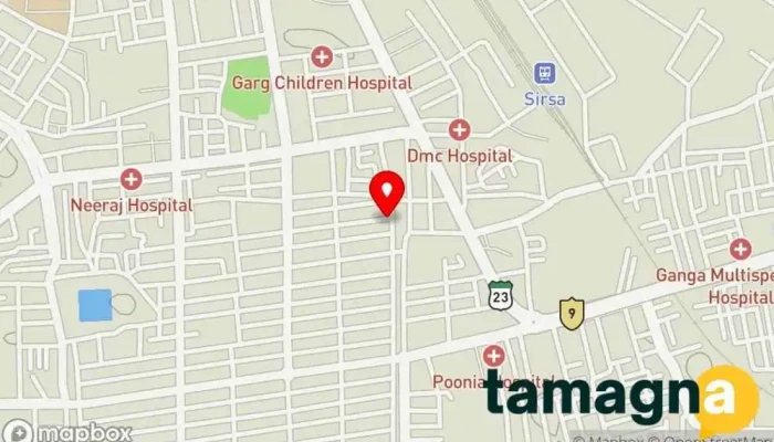 map of E services COMPUTER SHOP Computer service in Sirsa