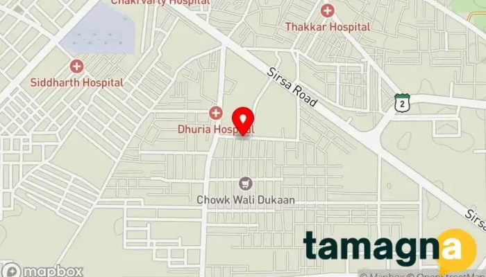 map of ESSKAY IMAGING SOLUTIONS Printing equipment supplier, Computer service, Computer store, Print shop, Printer repair service, Repair service, Rubber stamp store in Fatehabad