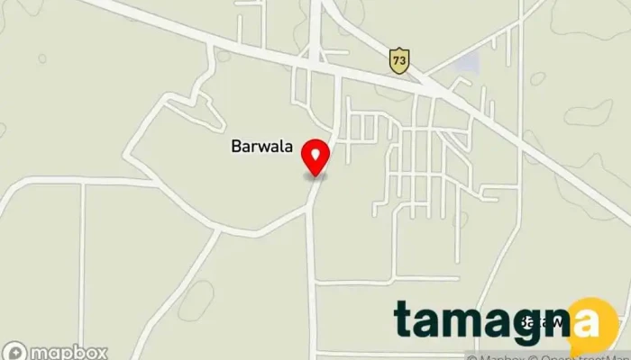 map of ETERNAL COMPUTERS Computer store, Cell phone store, Home theater store, Printer repair service in Barwala, Palasra