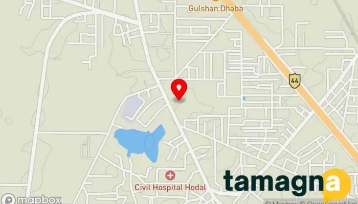 map of Future IT computer Center(Harkesh Rawat) Education center in Hodal