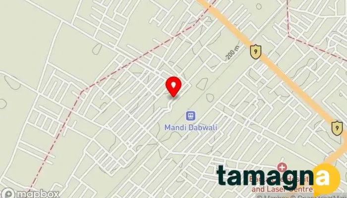 map of Ganesh radios Electronics store in Mandi Dabwali