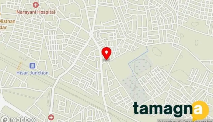 map of Global Computer India Computer repair service, Public works department in Hisar