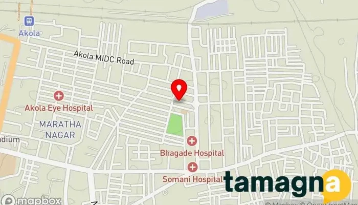 map of Good Luck Computers Print shop in Akola