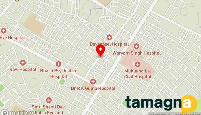 map of Gujral Enterprises Battery store, Battery wholesaler, Car battery store, Solar energy system service in Yamuna Nagar, Jagadhri