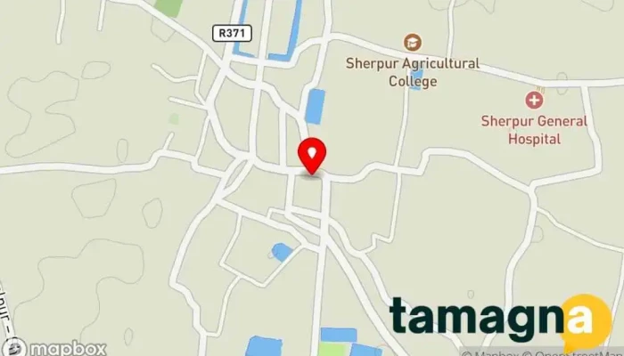 map of হাফিজ কম্পিউটার Computer store in Sherpur