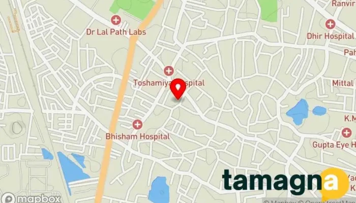 map of Halwasiya Market Electronics store in Bhiwani