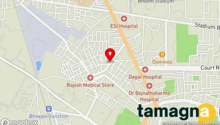 map of Hi tech Computer Computer store, Computer repair service, Computer service in Bhiwani