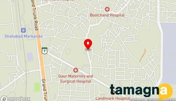 map of Hind Electronics Electronics wholesaler in Shahbad