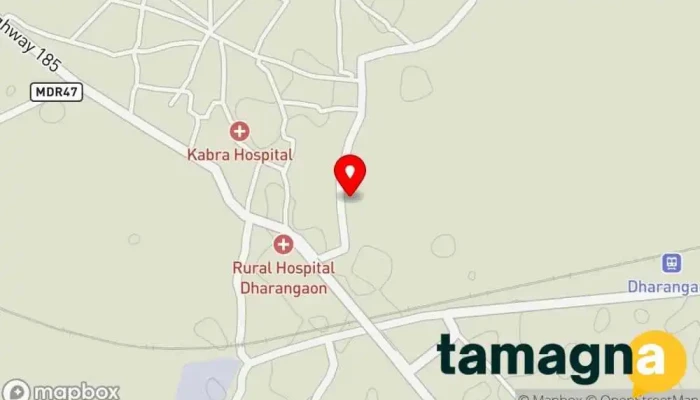 map of HINGLAJ MULTISERVICES Computer store in Dharangaon