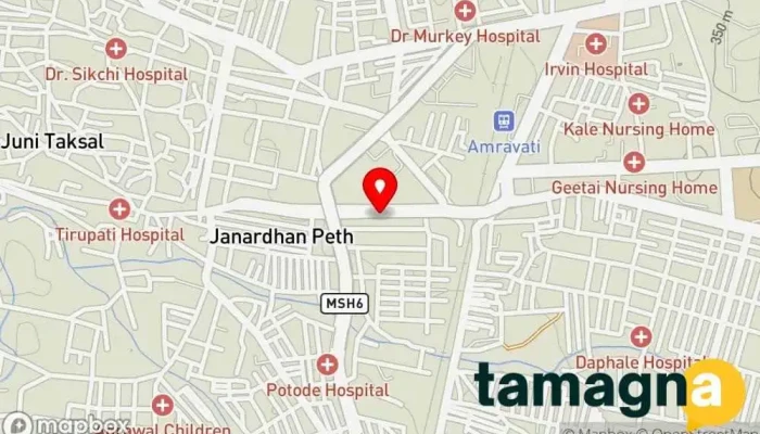 map of HP World - Amravati Computer store in Amravati
