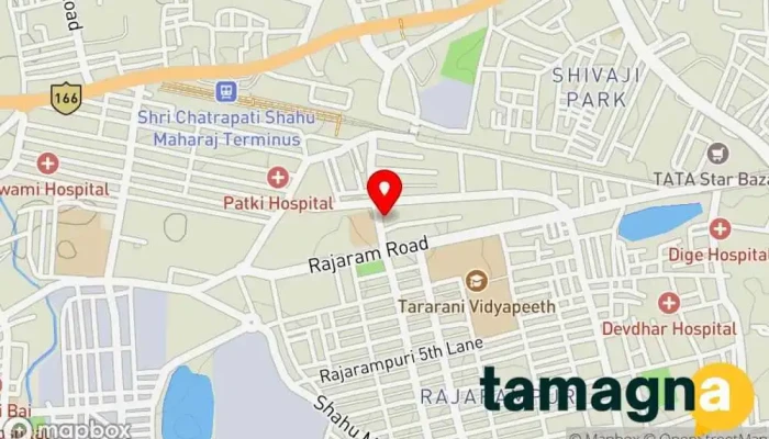 map of HP World - Kolhapur Computer store in Appas Complex