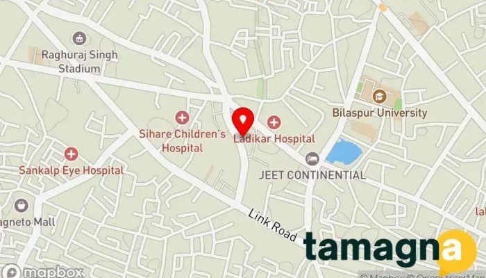 map of IT Hub Computer store, Computer accessories store, Computer service, Computer wholesaler, Paint store, Printer ink refill store, Printer repair service in Bilaspur, Telipara