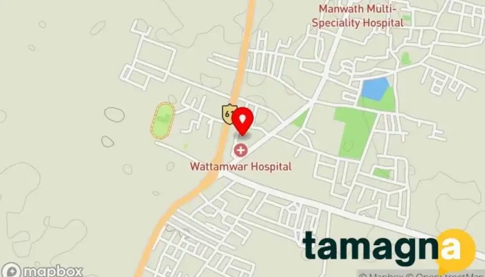 map of Jain Computers, Manwat Software training institute in behind Tapdiya Lodge