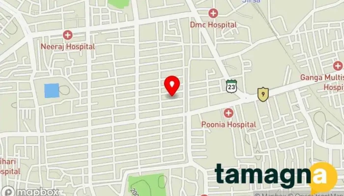 map of Jina Computers (Best Computer & Laptop Seller) Computer store in Sirsa