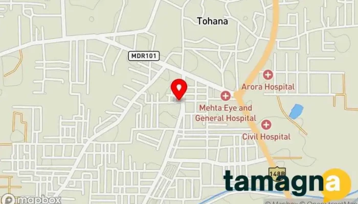 map of Kalsi Agro Works Computer store in Tohana